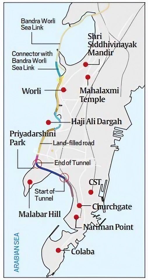 Mumbai Coastal Road Map Everything You Need To Know 